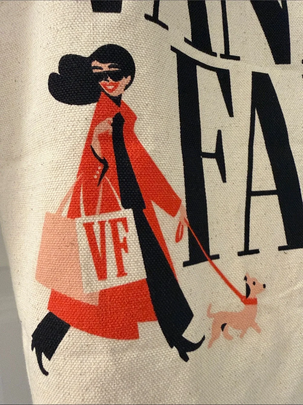 Vanity Fair neutral canvas